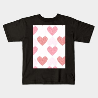 Heart Shaped Dots Kids T-Shirt